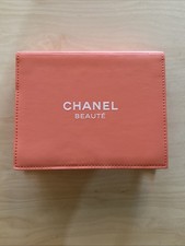 Brand New Authentic Chanel Beaute Coral Flap Cosmetic Pouch