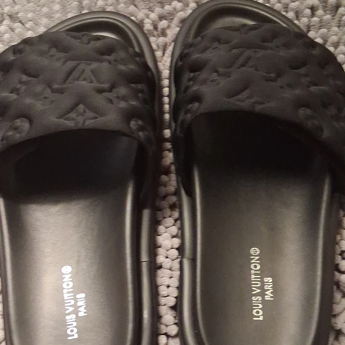 Louis Vuitton Black Sandals for Women for sale | eBay