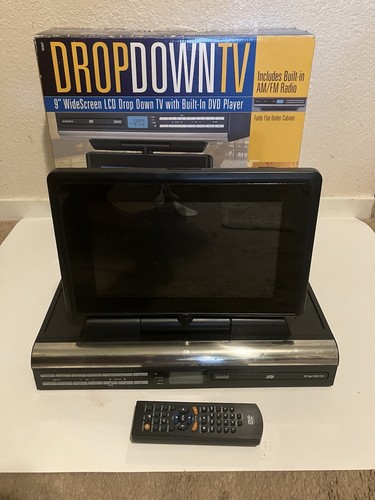 Audiovox 9” Drop Down Tv DVD Players Built In AM/FM Radio Remote VE927 Works RV - Picture 8 of 10