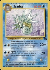 Pokemon Fossil Uncommon Seadra 42/62 - Near Mint (NM) on eBay