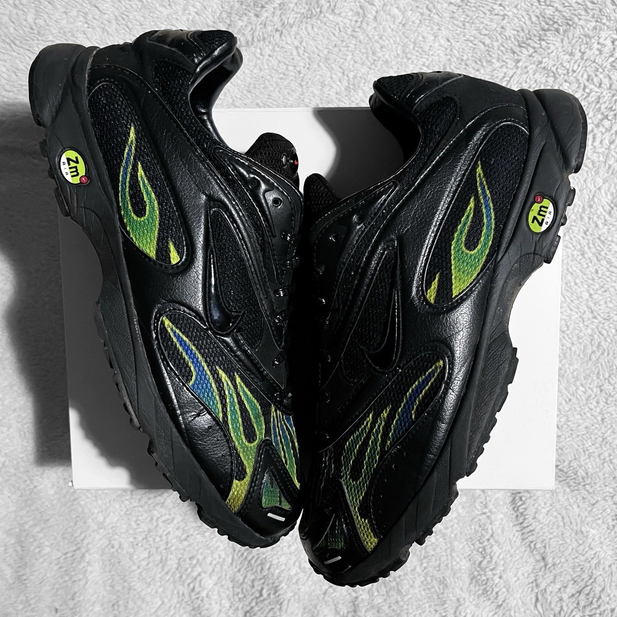 supreme flame sneakers