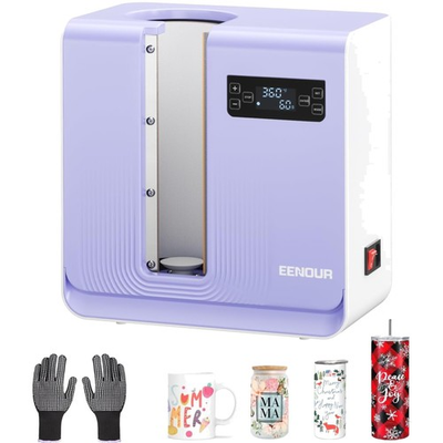 #ad #ad Auto Tumbler Heat Press Machine Automatic Rotating Tumbler Press Pressure S... $284.70