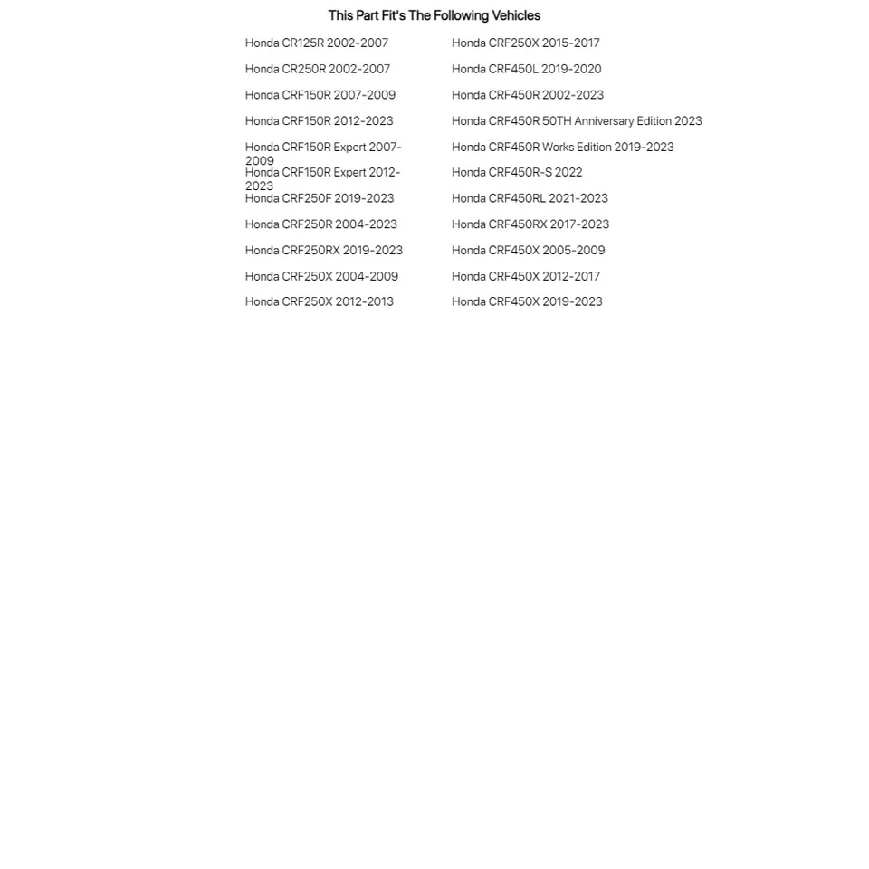 Крышка резервуара заднего тормоза Works Connection красная для Honda CRF150R 2007-09,2012-25 - Изображение 2 из 3