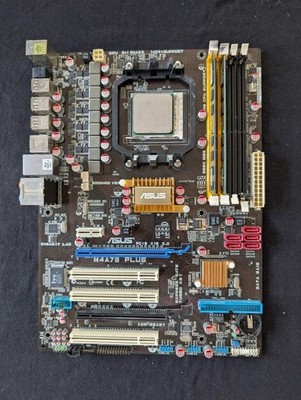 ASUS M4A78 PLUS ATX Motherboard Socket AM2+/AM3 (w/ Athlon X2 CPU)