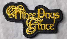Three Days Grace Embroidered Patch Iron-On Rock Band Logo Badge approx 2.25x4"