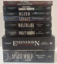 Warhammer 40K Lot of 8 Paperback Books Dan Abnett William King Omnibus