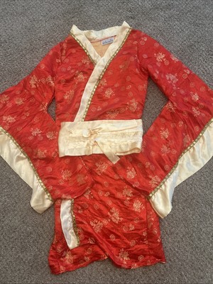 Chasing Firelies Wishcraft Girls Size 8 Red Kimono Costume