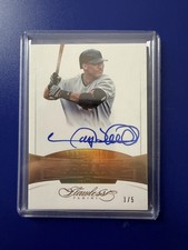 2017 Panini Flawless Greats Gary Sheffield Auto 1/5