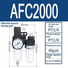 AirTAC Pressure Regulator Filter Oil-water Separation Filter Pressure Regulatio