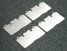 Titanium Brake Pad Shim Heat Shield Set for Ferrari F12 2012-2017; Ceramic Front