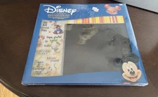 Disney Mickey Mouse 8 X 8 Embossed Black Scrapbook Album Kit EK Success Sealed