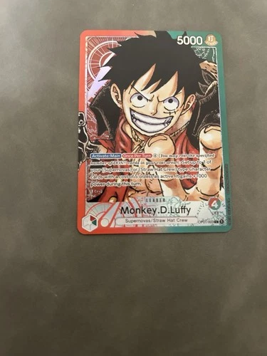 Monkey.D.Luffy Leader Pre-Errata Alpha OP01-003 L Parallel One Piece CCG Px