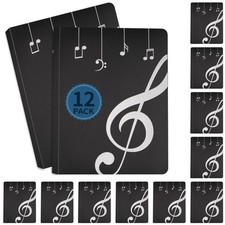 Music Folder Sheet Music Folders Binder 12 Pack Music Choral Storage Holder B...