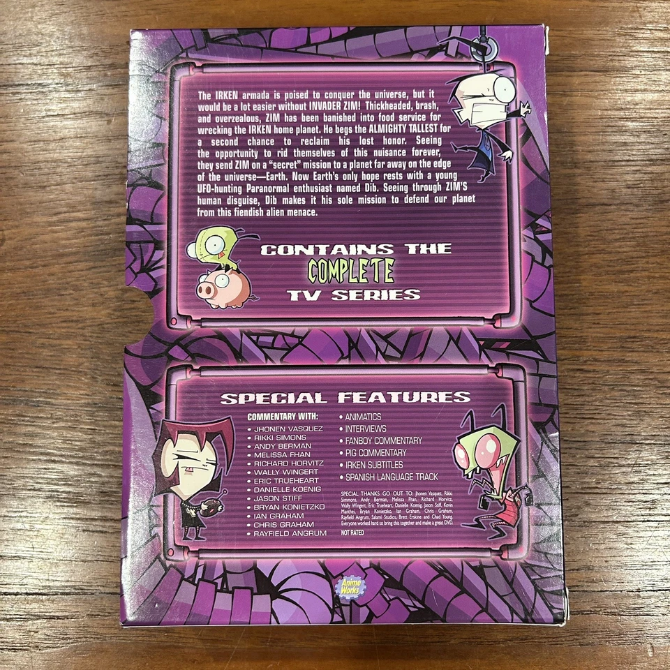 Invader Zim: Complete Invasion Volume 1-3 DVD Boxset, Vol 2 & 3 Sealed! 📀  - Image 4 of 4