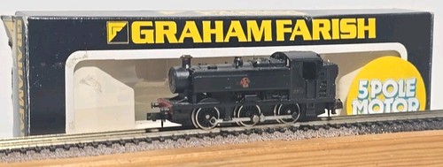 Tanque alforja Graham Farish calibre N no 1105 9400 clase BR negro en funcionamiento | Zustand: Used