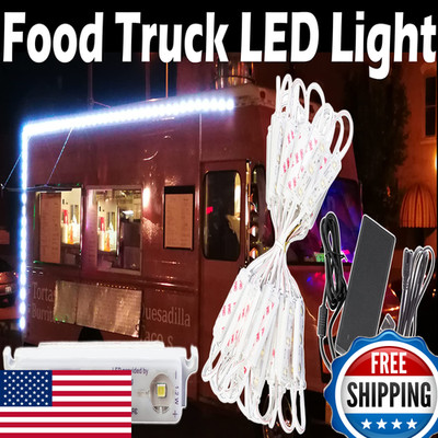 Ledupdates Premium Food Truck Led Light 25Ft Ul Listed Power Supply For Trailer