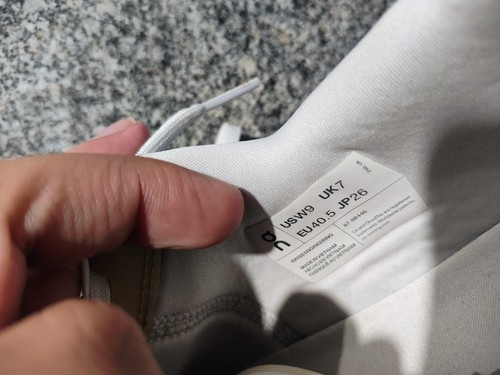 Zapatillas deportivas para correr para mujer talla 9 Cloudrift sin teñir arena blanca zapatos de gimnasio suizos - Imagen 8 de 8