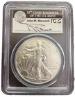 2011 (W)  $1 PCGS MS70 AMERICAN SILVER EAGLE -12th Chief Engraver Signed - MS 70