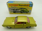 Matchbox Lesney Superfast 62 Mercury Cougar in Original Box