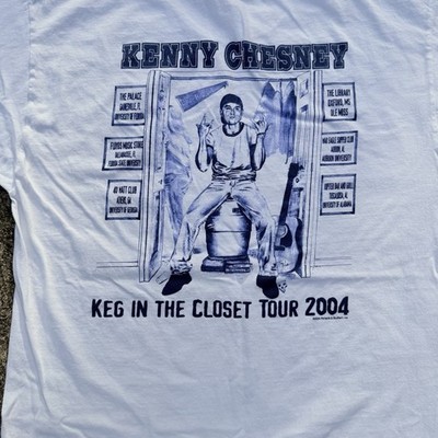 Kenny Chesney Keg In The Closet Tour Shirt 2004 Men s XL Vintage Show Exclusive