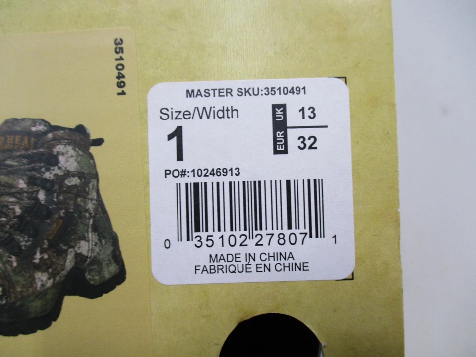 RedHead Timber Buck Waterproof Hunting Boots Youth Kids sz.1 TrueTimber Strata - Image 4 of 4