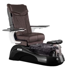 SIENA DX Shiatsulogic Pedicure Chair Black/Black Tub w/Discharge Pump, CFE
