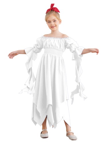 Niños Niñas Vestido Corte Disfraz Temático Fiesta Vestidos Ocasión Gótico Princesa Escenario - Imagen 25 de 73