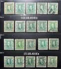 US Stamp #316 & #318 Spacefiller Collection Best Examples From MANY Collections!