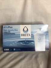 Brita Plus Replacement Water Filter, BPA-Free, High-Density Pitchers 4 PACK