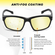 Classic Safety Glasses, Anti-Fog Scratch Resistant Lenses, Protective Eyewear...