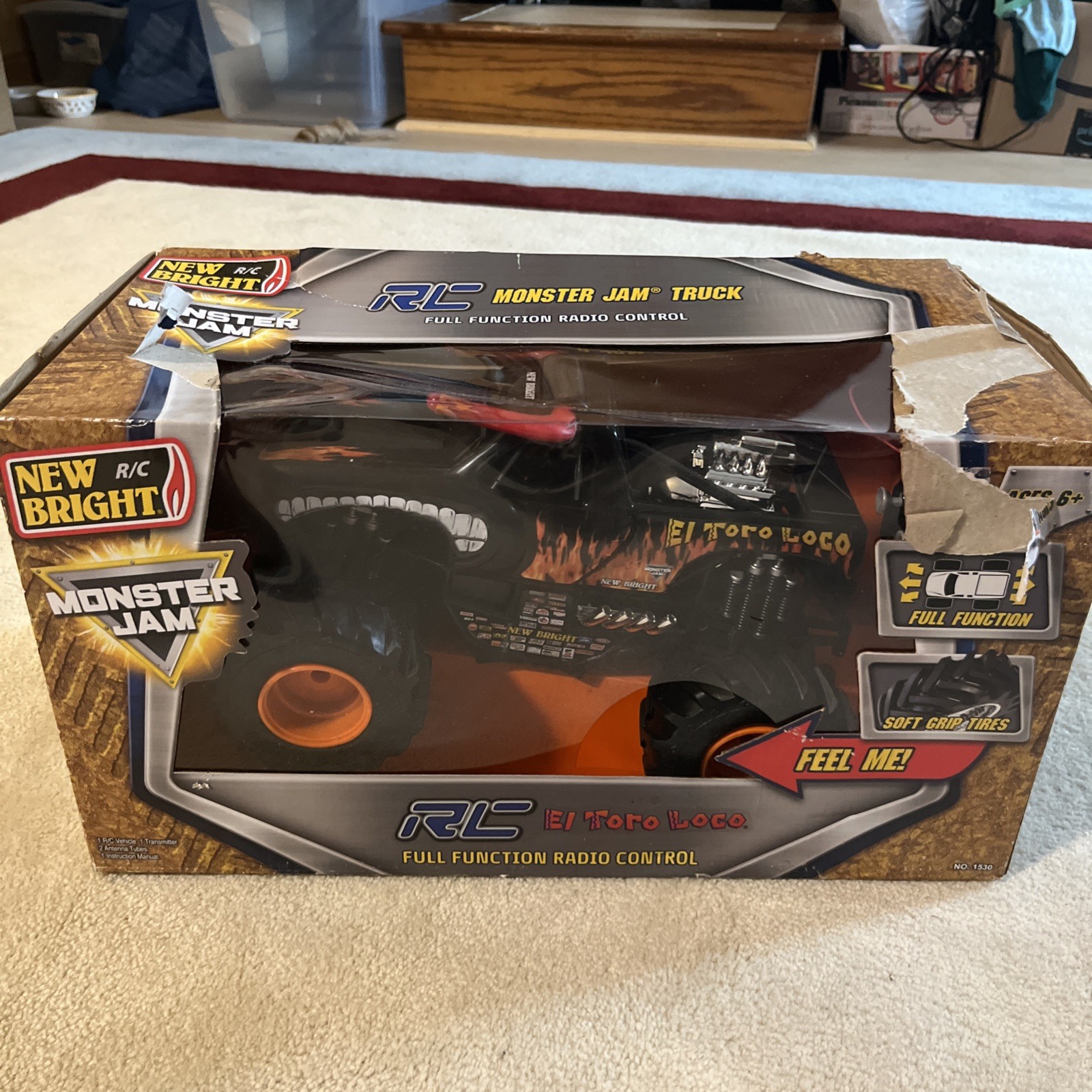 New Bright Monster Jam El Toro Loco RC Truck 2.4GHz Full Fun