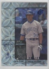 2000 SPx Rookie/Young Star Radiance 63/100 Carlos Beltran #118 6e0