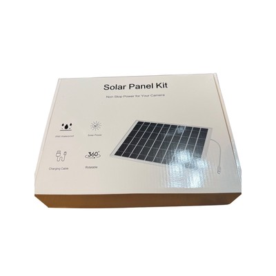 Solar Panel Kit Non Stop Power for Camera IP65 Waterproof 360 Rotatable