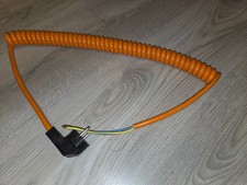 Spiralanschlusskabel H07BQ-F 3x1, 5²   Selbsmontage 50 cm - 130 cm Zuglänge  006