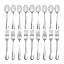 16 Pcs Forks and Spoons Silverware Set,Food Grade Stainless Steel Flatware Cutle