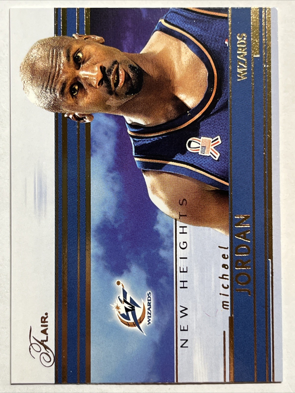 2002-03 Flair New Heights Michael Jordan #11NH HOF Washington Wizards