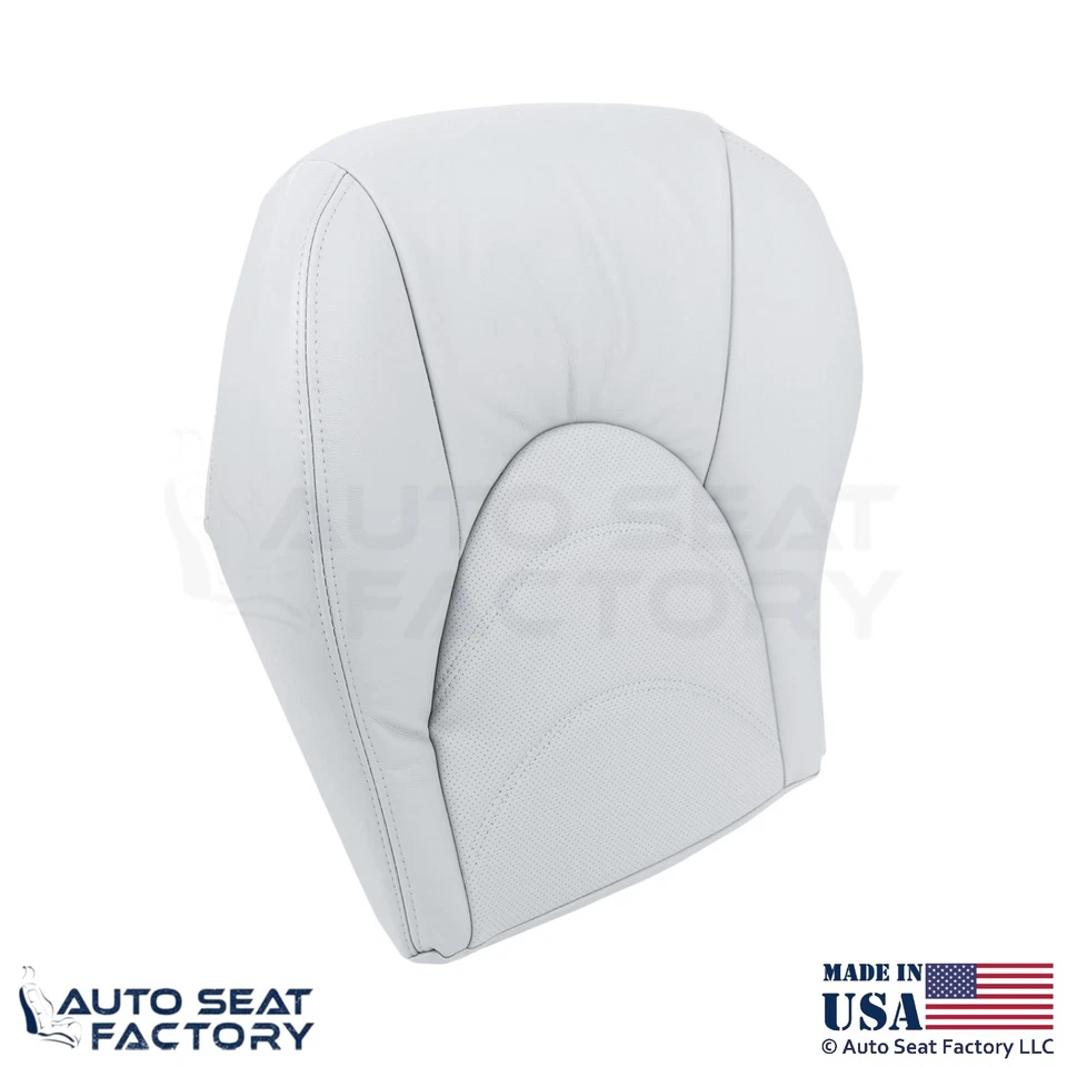 2003-2006 Fits Jaguar XKR XK8 Genuine Leather Front Bottom Seat Covers Dove - Image 4 of 4