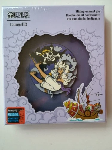 Loungefly! One Piece Gear5 Luffy Collector Box Pin - 2025 NYCC Shared Exclusive