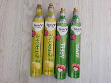 4x SodaStream CO2 Cylinder for Water Bubbler 425g 60L ''EMPTY''