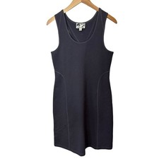 Title Nine Sleeveless Ponte Knit Dress Womens Small Gray Racerback Pickleball