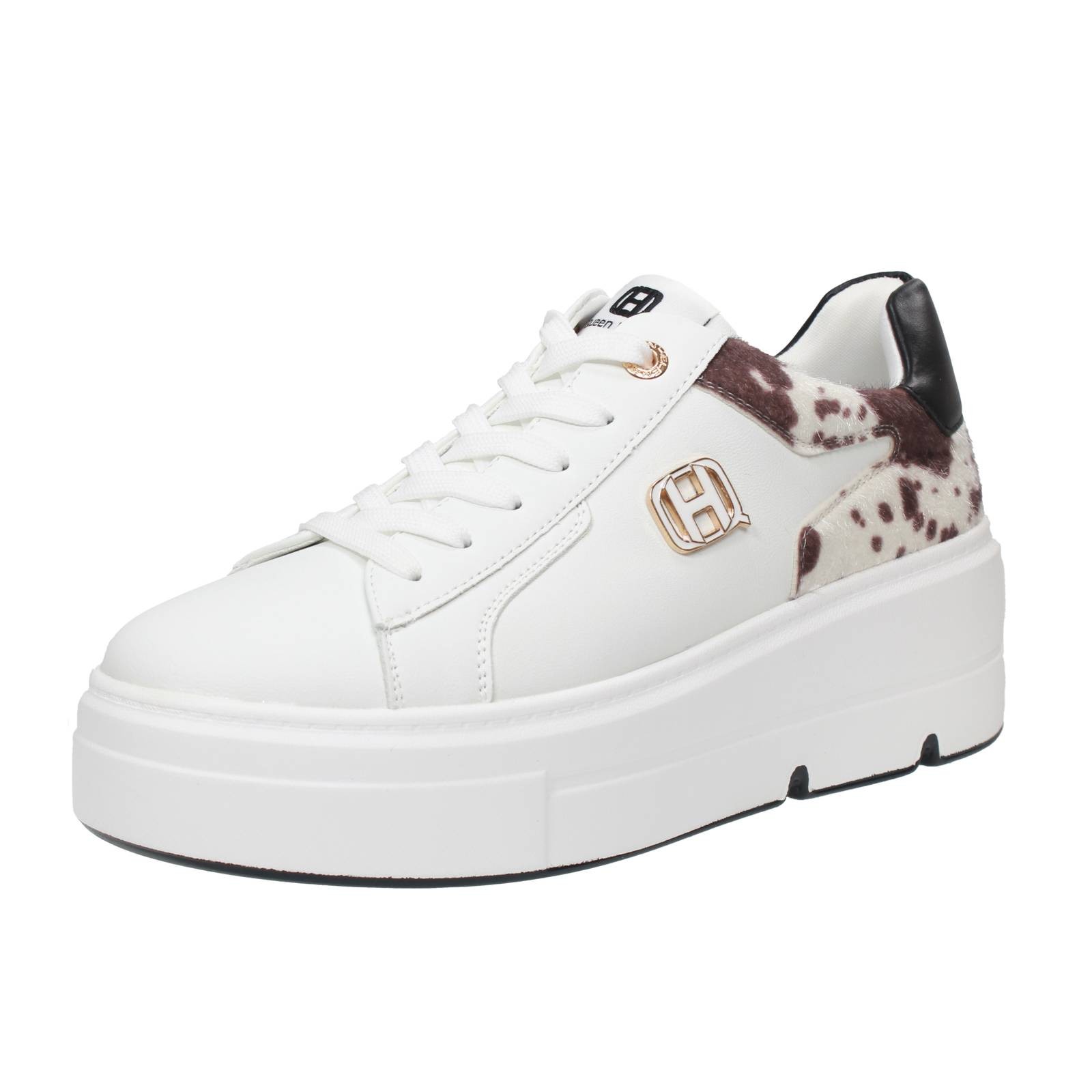 Queen Helena mit Keilabsatz weiß - Größe 40 [25,6 ] Damenschuhe