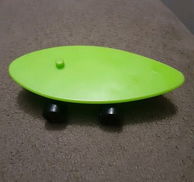 Inspector Gadget Skateboard Burger King 1991 Figure Legs Expand Green Bk