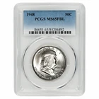 1948 Franklin Half Dollar 50C PCGS MS 65 FBL