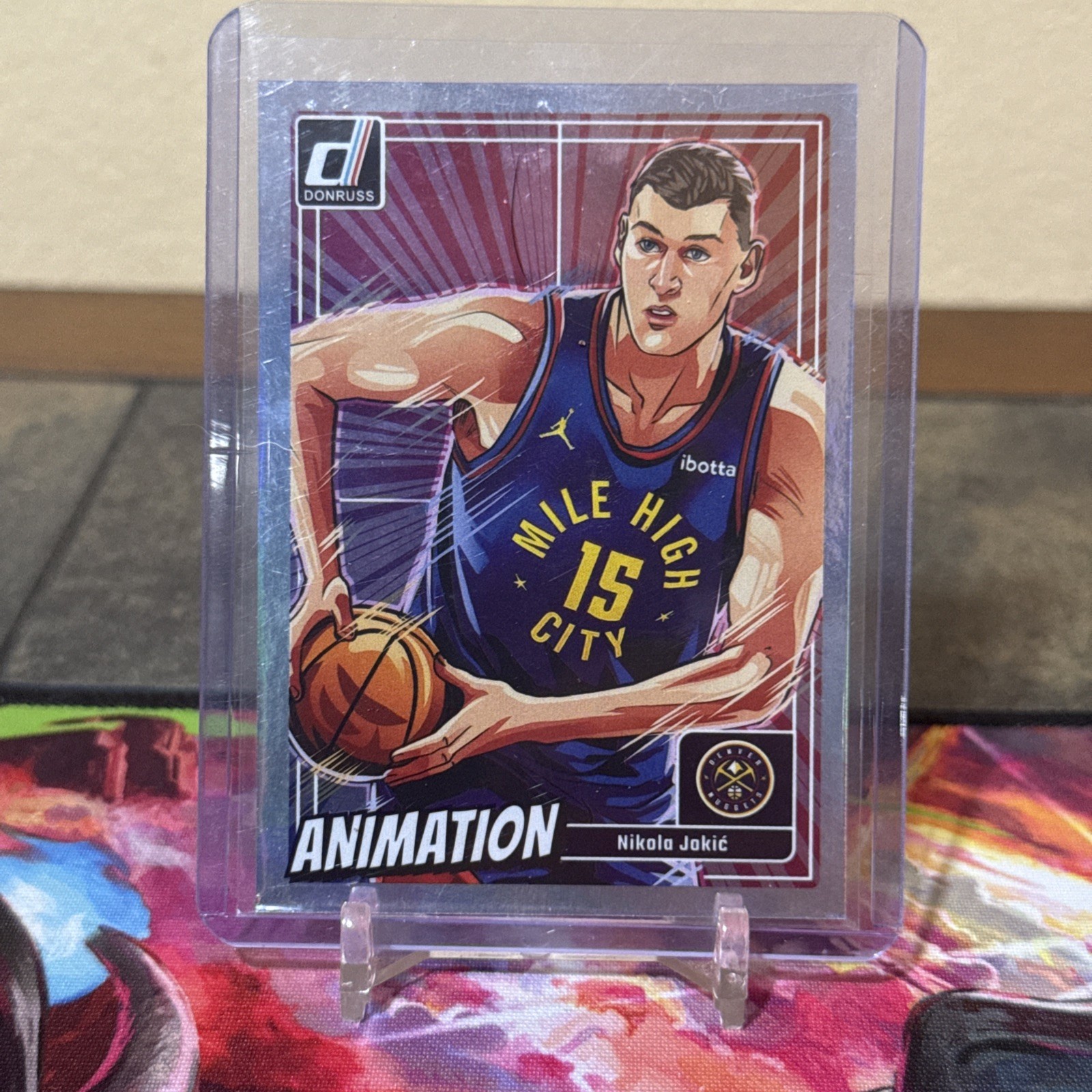 2024-2025 Panini Donruss #14 NIKOLA JOKIC SSP ANIMATION MVP Denver Nuggets Prizm