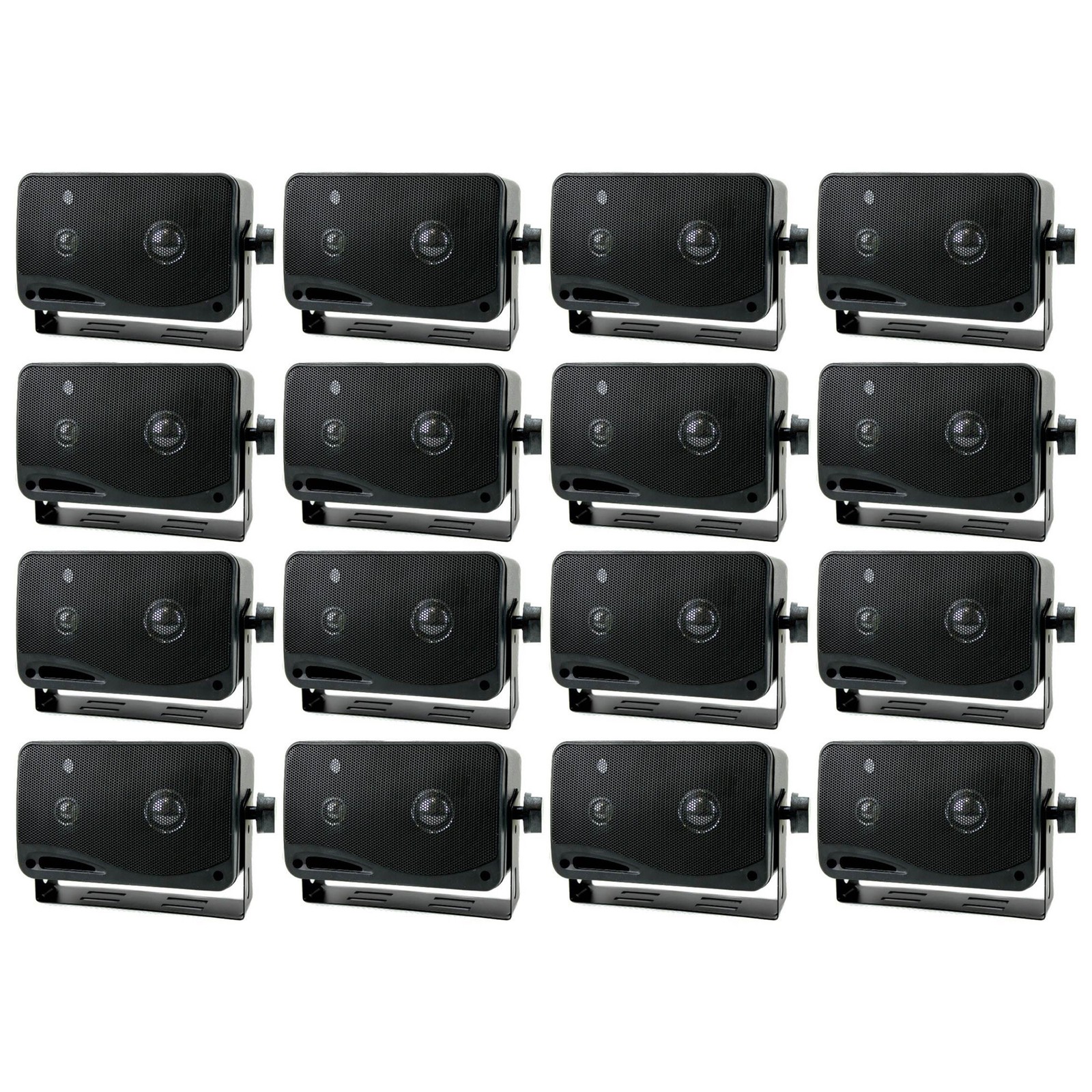 PYRAMID 2022SX 3.75" 200W 3-Way Car Audio Box Car/Inside Hom