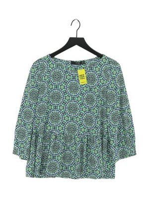 Hallhuber Damen Top UK 8 Grün 100% Polyester Basic