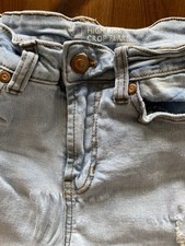 NO BOUNDARIES HI-RISE Denim CROP FLARE sz 3