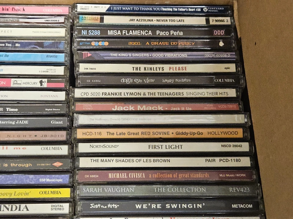 *LOT OF 100 CDS* Jazz/Oldies/Pop/Rock /Alternative CD Music Collection Foto 2 de 4