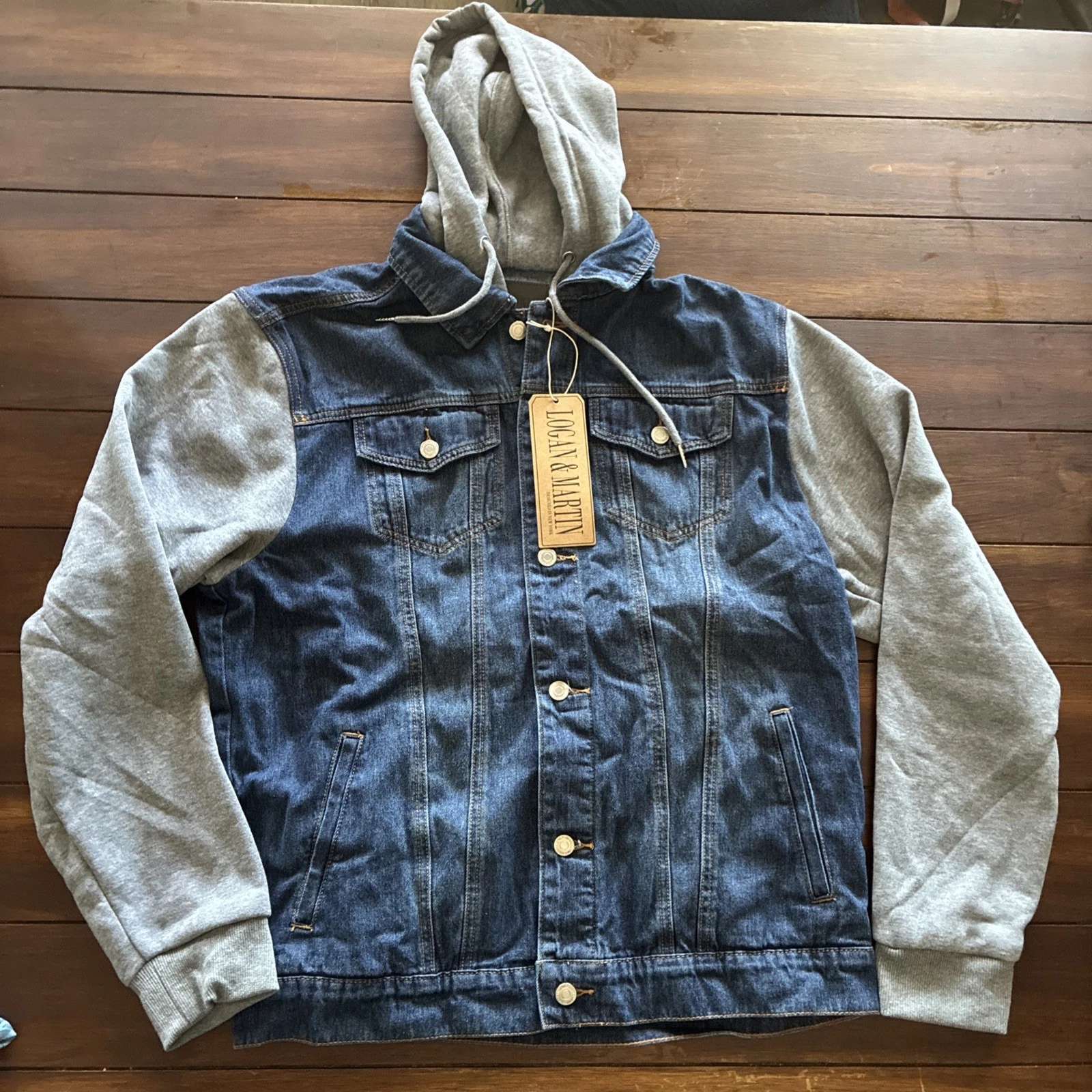 Logan Martin Denim Blue Jacket New With Tags and in great condition