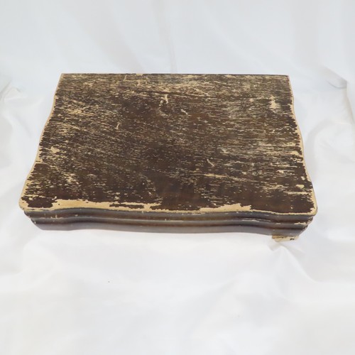 Vintage Tarnish Resistant Wood Silverware Flatware Wooden Storage Chest Box 68 - 第 6/9 張圖片